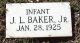 John L Baker Gravestone