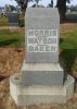 Charles & Genevieve (Watson) Baker Gravestone