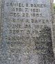 Daniel & Sarah Baker Family Gravestone Side 1