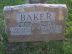 Delos & Esther Baker Gravestone