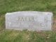 Earl & Bertha (Duncan) Baker Gravestone