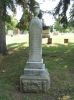 Edward W & Maria (Hardiker) Family Gravestone