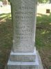 Edward W & Maria (Hardiker) Baker Gravestone Inscription Side 1