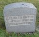 Elizabeth (Saylor) Woods Gravestone