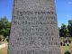 Enoch & Mary Perkins Gravestone Inscription