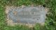 Frances E Baker Gravestone