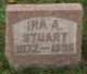 Ira A Stuart Gravestone