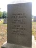 Jesse & Hannah (Bliss) Baker Family Gravestone - Face 3