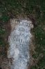 Jonas W Baker Gravestone