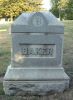 Charles H & Mary (Smith) Baker Gravestone