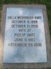 Philip & Milla (Wessinger) Hart Gravestone