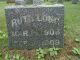 Ruth Long Gravestone